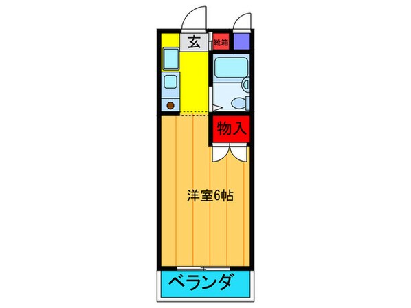 シンプルライフＡ棟の物件間取画像